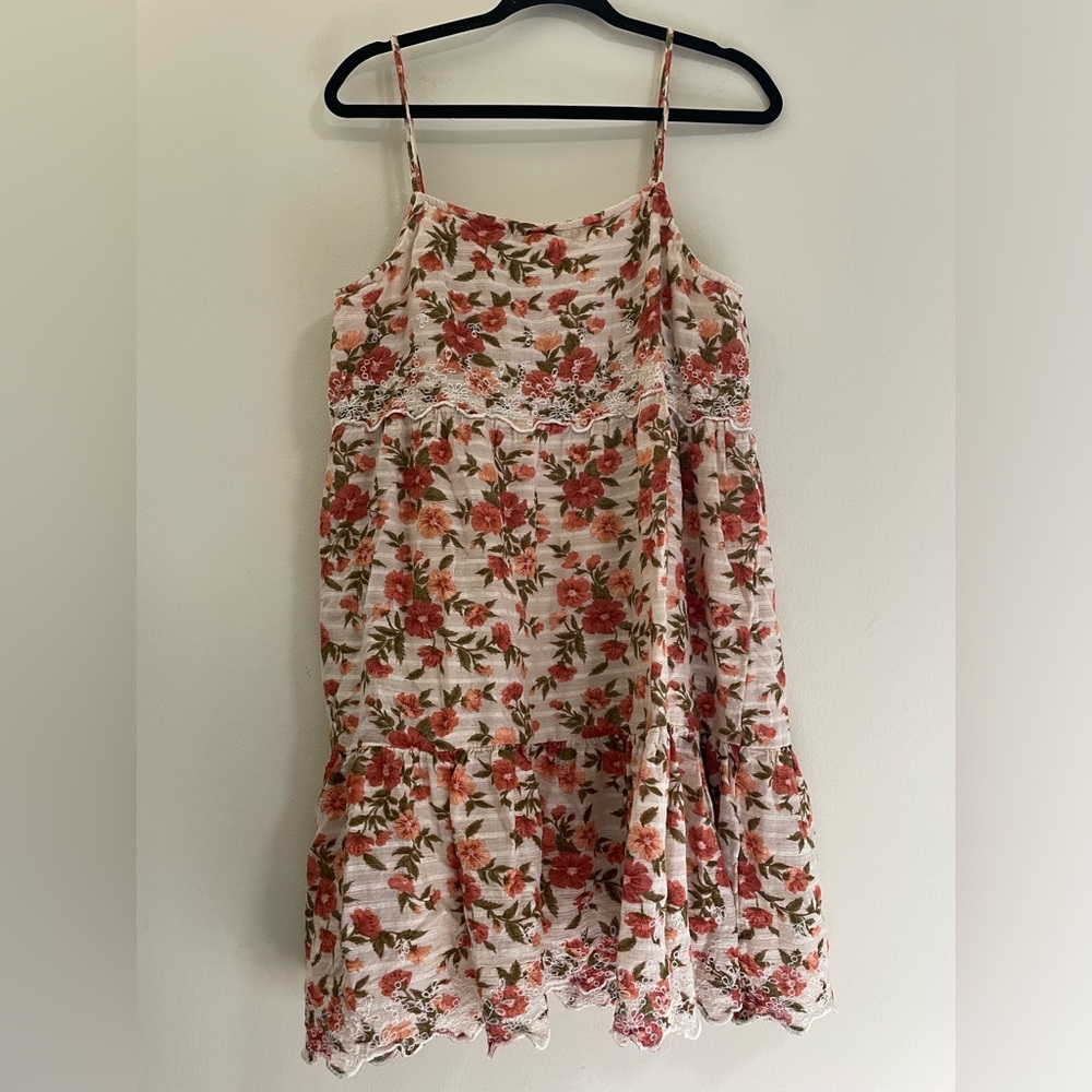 American‎ Eagle Floral Embroidered Mini Dress - M